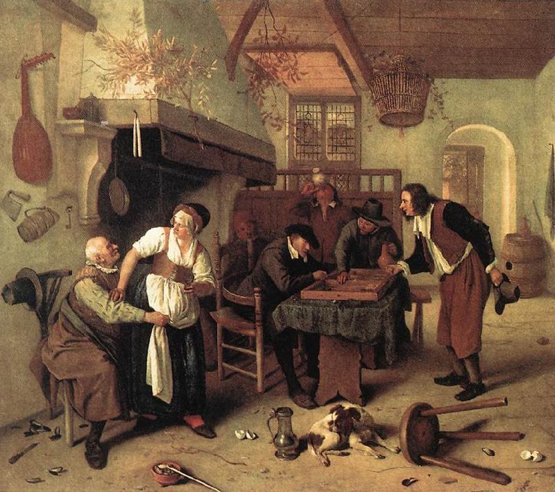 Jan Steen In the Tavern oil painting image